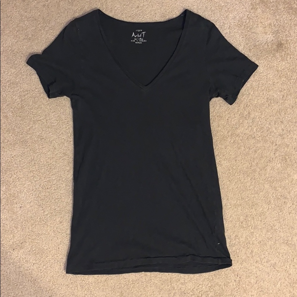 J.Crew V-Neck Short Sleeve Shirt